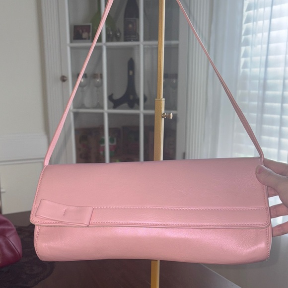 FURLA barbie/shimmer pink shoulder bag - Picture 1 of 6